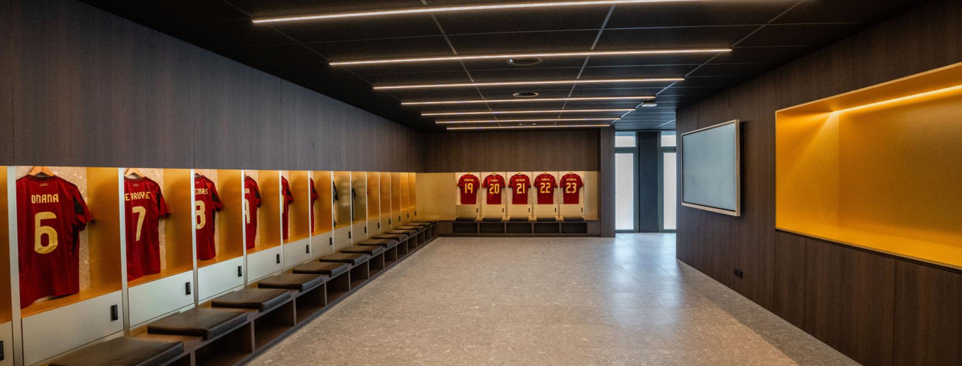 Vernieuwde kleedkamers koning boudewijn stadion